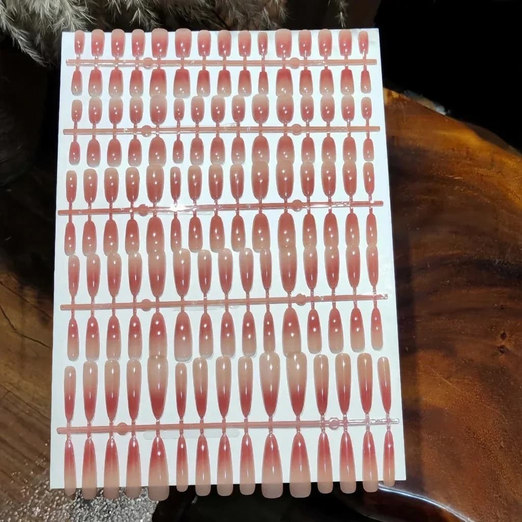 Set Künstliche Nägel Kurz Mittel Lang Oval Stiletto-Form 30 Stück
