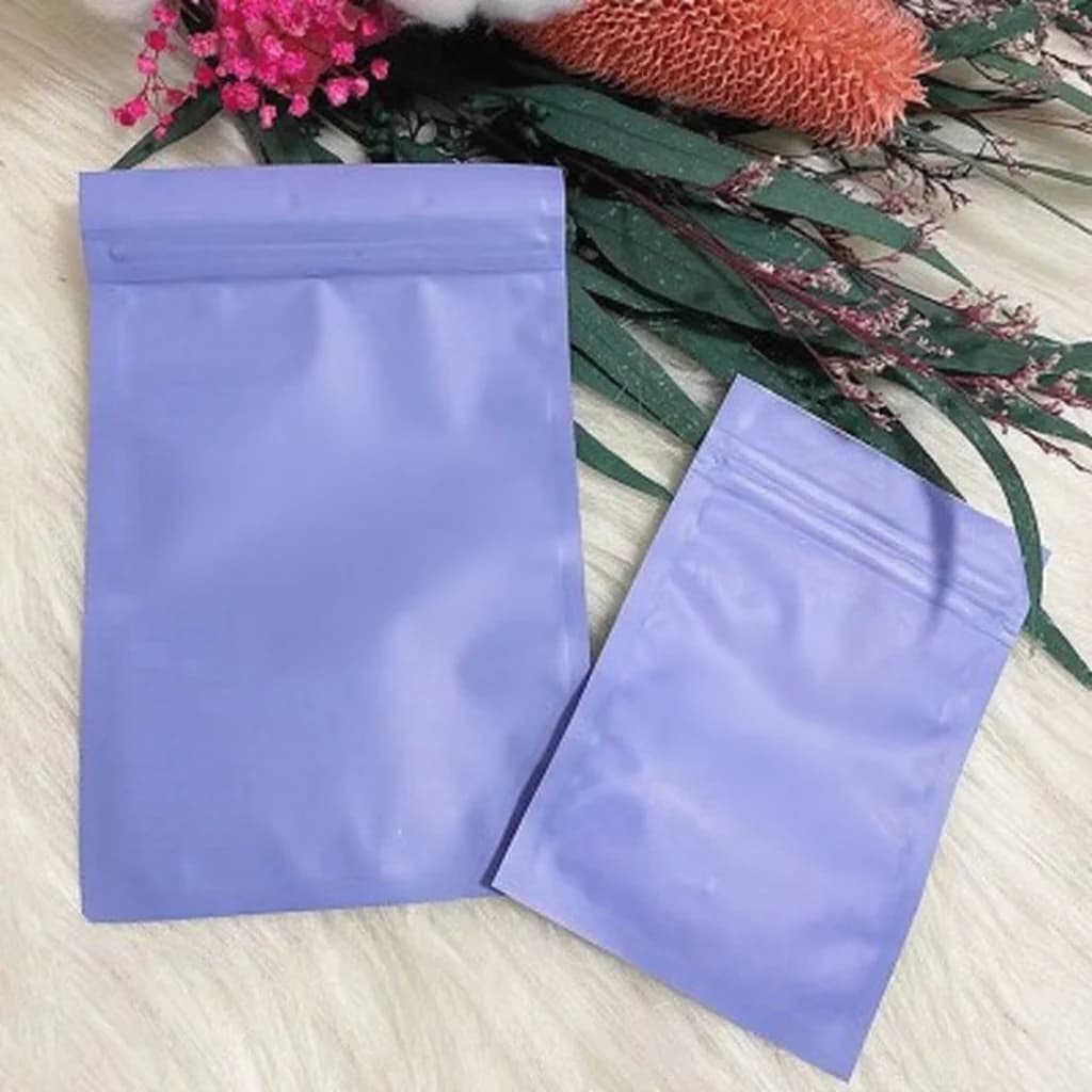 Mattierte Plastik-Reißverschlussbeutel für Nagelwerkzeuge und Kunstnägel