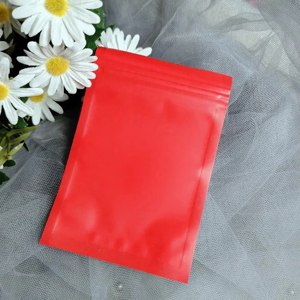 Mattierte Plastik-Reißverschlussbeutel für Nagelwerkzeuge und Kunstnägel
