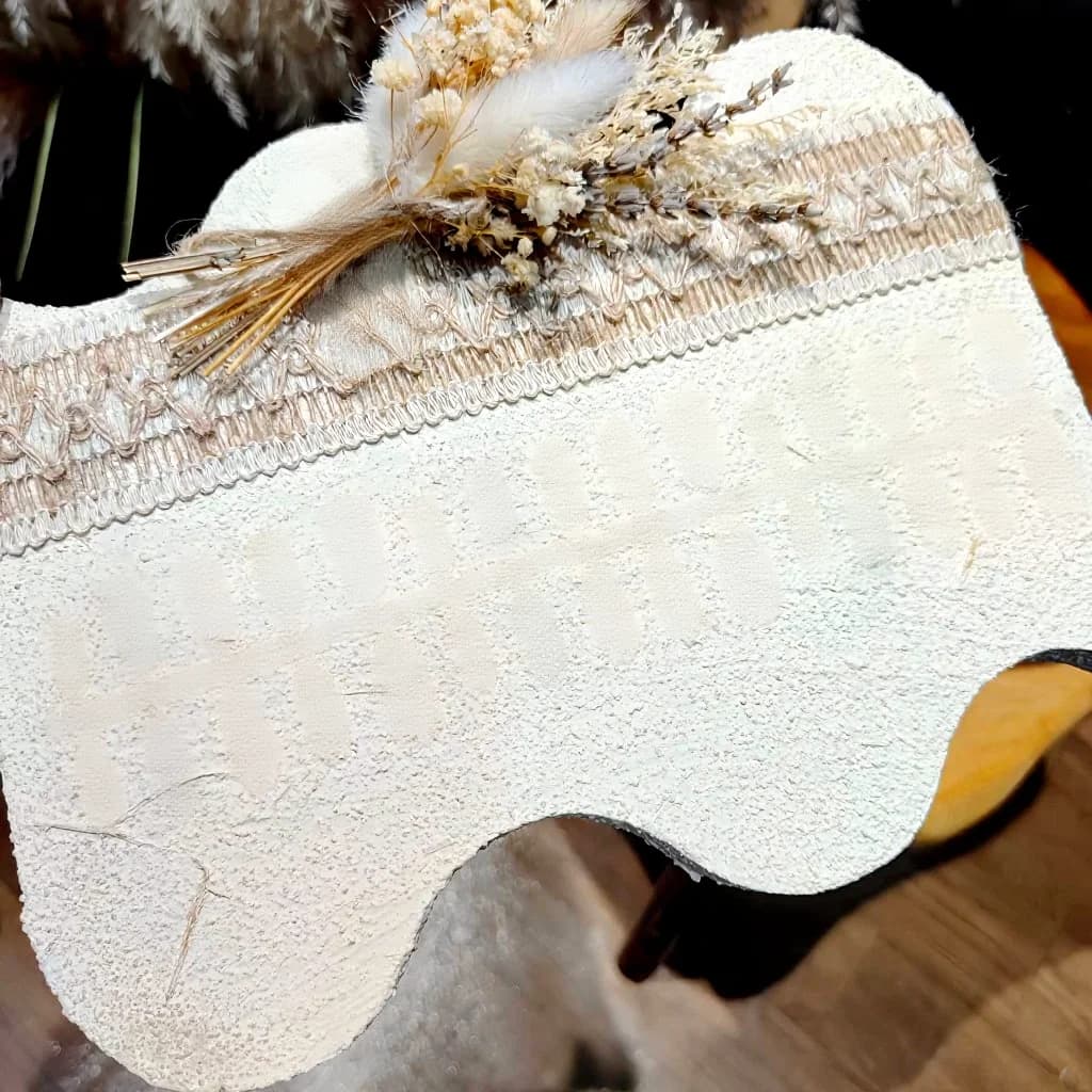 Künstliche Nägel Kurz Oval Braun Sternen-Design Katzenauge