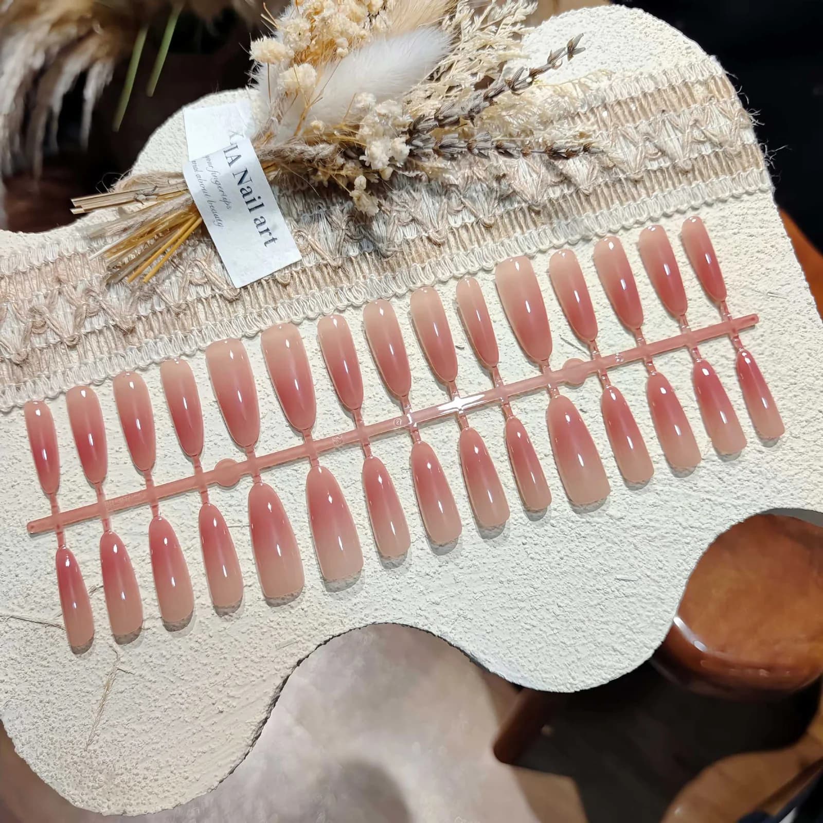 Set Künstliche Nägel Kurz Mittel Lang Oval Stiletto-Form 30 Stück